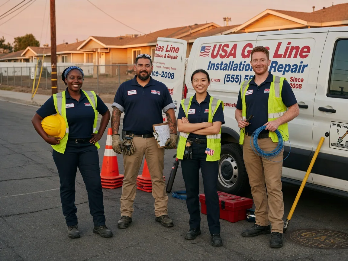 Gas Line Installation company in Rices Landing, PA